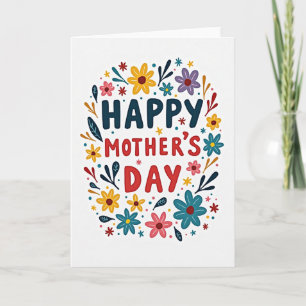 Tarjeta de honor floral de lunares