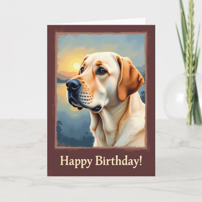 Tarjeta de horizonte de perro pacífico (Anverso)
