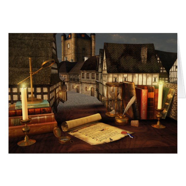 Tarjeta de horizontes antiguos (Anverso (Horizontal))