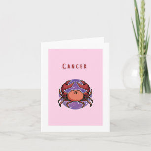 Tarjeta de horóscopo de cumpleaños, tarjeta de sig