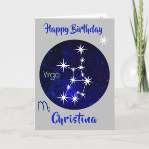 Tarjeta de Horóscopo de Virgo