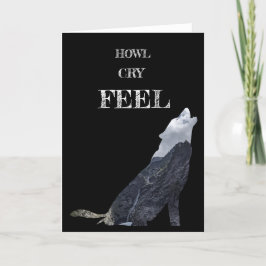 Tarjeta de Howling Wolf Perosnalizada