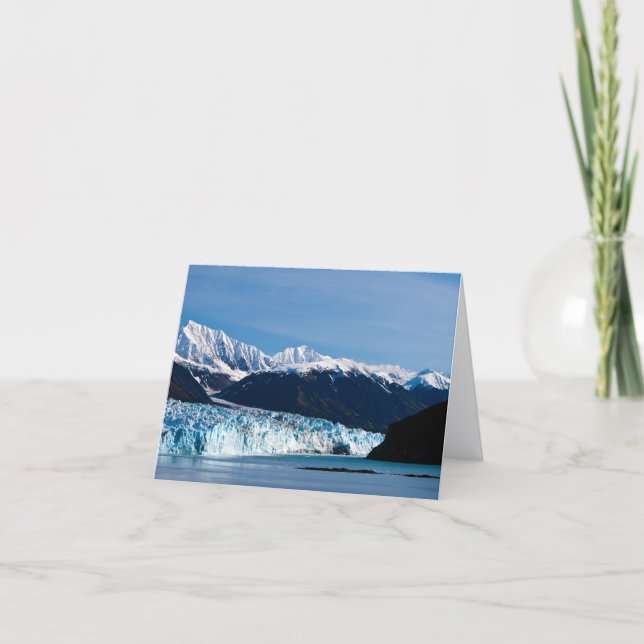 Tarjeta de Hubbard Glacier, Alaska (Anverso)