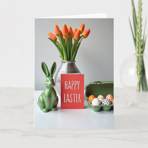 Tarjeta de huevo de celebración de lunares