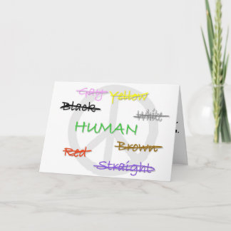 Tarjeta de humanidad