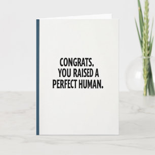 Tarjeta de Humano Perfecto Criado