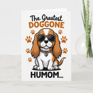 Tarjeta de Humom Doggone manchada