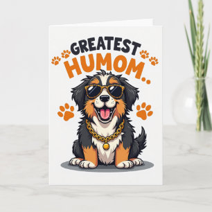 Tarjeta de Humom Más Grande de Canino Genial