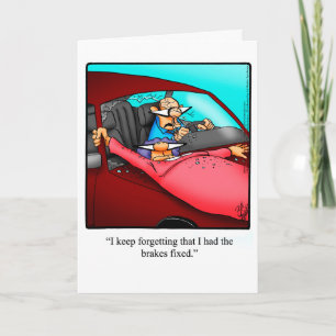 Tarjeta de humor de aniversario de bodas para pare