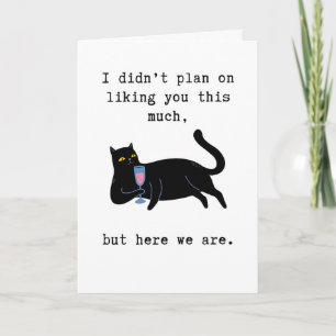 Tarjeta de humor de aniversario, saludo divertido