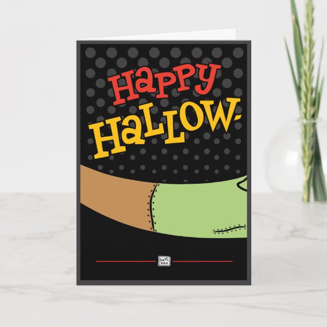 Tarjeta de humor de Halloween (Anverso)