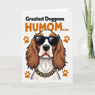 Tarjeta de Humor de Perro Rayado
