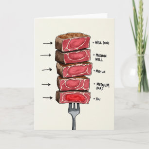 Tarjeta de humor del Día del Padre culinario