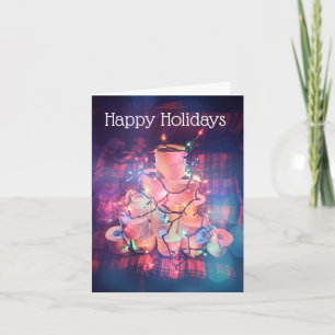 Tarjeta de humor para Navidades de papel higiénico