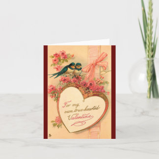 Tarjeta de Husband Valentine Bluebirds