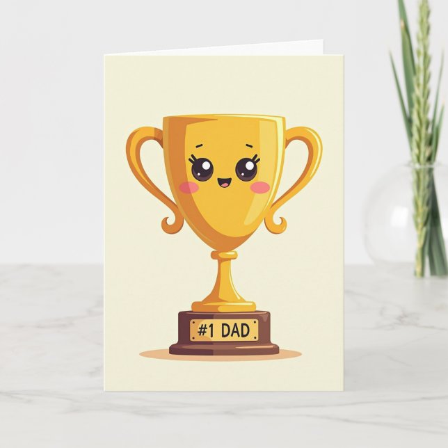Tarjeta de icono del premio Trofeo 1 Padre (Anverso)
