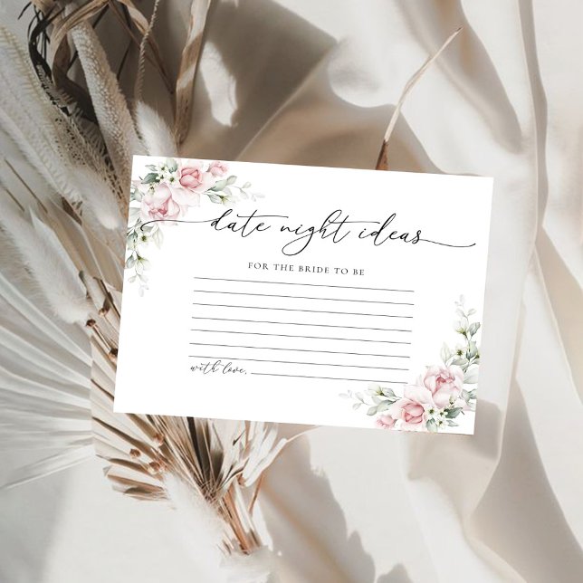 Tarjeta de ideas Rubor Pink Rose Date Night (Subido por el creador)