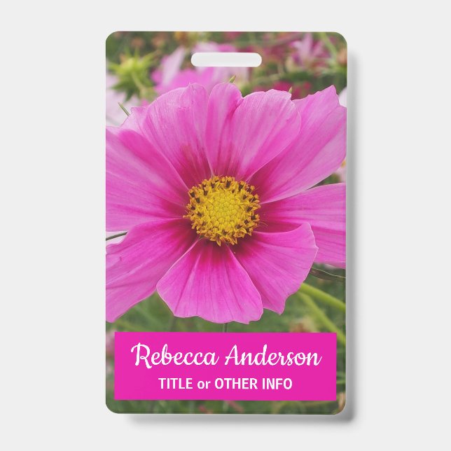 TARJETA DE IDENTIFICACIÓN . (Parte frontal)