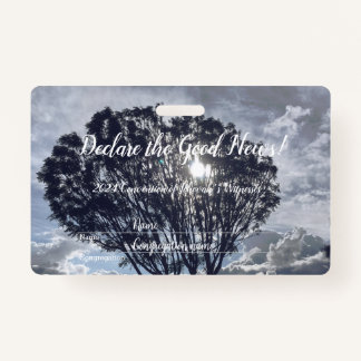 Tarjeta De Identificación 2024 JW convention clouds