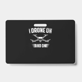 Tarjeta De Identificación 20.Drones para un piloto de drones