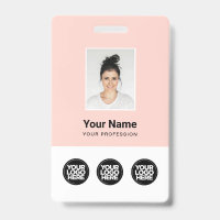3 Fotografía de varios logotipos para empleados, c