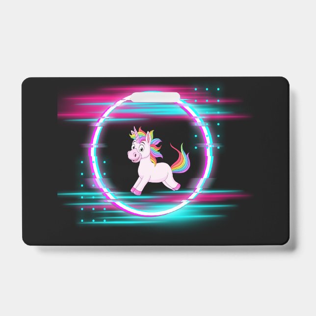 Tarjeta De Identificación 4.Amor unicornio   (Parte frontal)