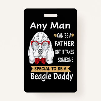 Tarjeta De Identificación 6 Cualquier Hombre Beagle Papi