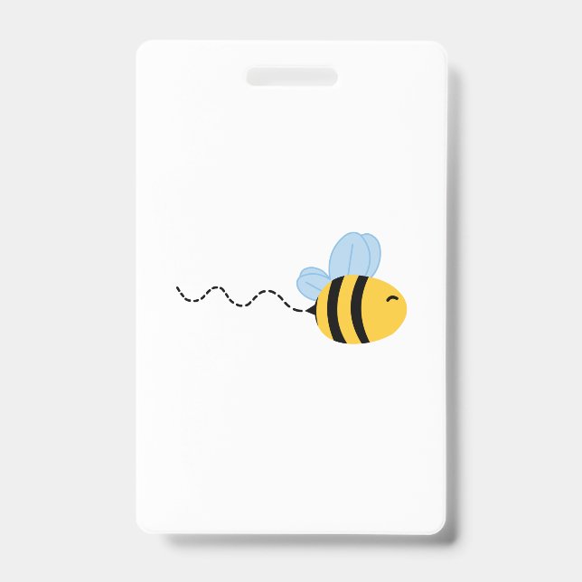 Tarjeta De Identificación Abeja voladora (Parte frontal)