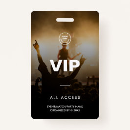 Tarjeta De Identificación Acceso a todo Fiesta del Festival de Música VIP Ma