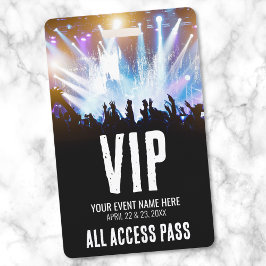 Tarjeta De Identificación Acceso Total VIP