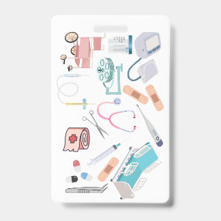 Tarjeta De Identificación Accesorio de Insignia Médica