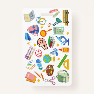 Tarjeta De Identificación Accesorio para placa I-SPY (Escuela y Deportes)