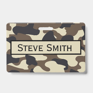 Tarjeta De Identificación Accesorios de Camuflaje