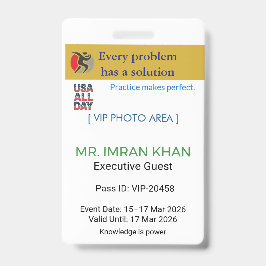 Tarjeta De Identificación Access Badge Identification | Conference_update