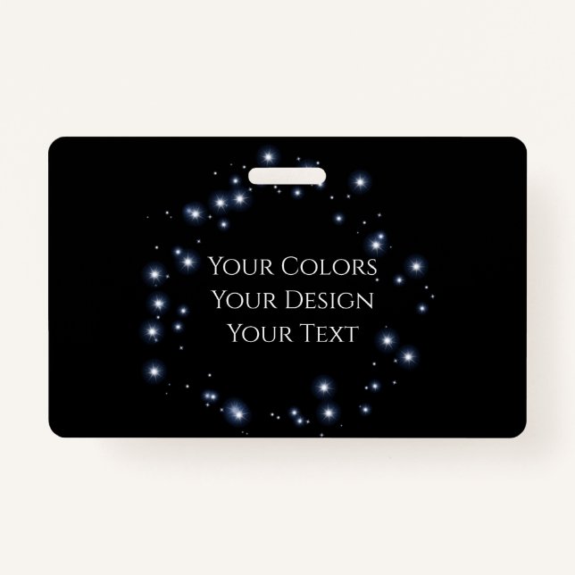 Tarjeta De Identificación Add Your Design - Create Your Own (Anverso)