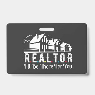 Tarjeta De Identificación Agente inmobiliario allí para su casa