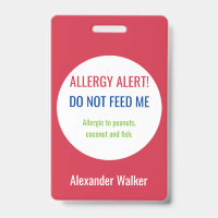 Alerta personalizada de alergia alimentaria infant