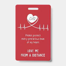 Tarjeta De Identificación Alertador de placa para asiento de bebé CHD