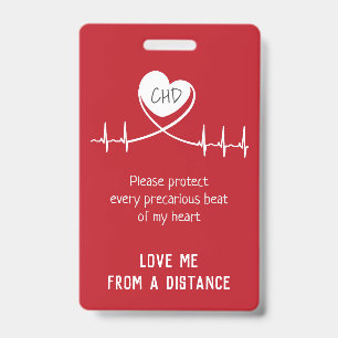 Tarjeta De Identificación Alertador de placa para asiento de bebé CHD