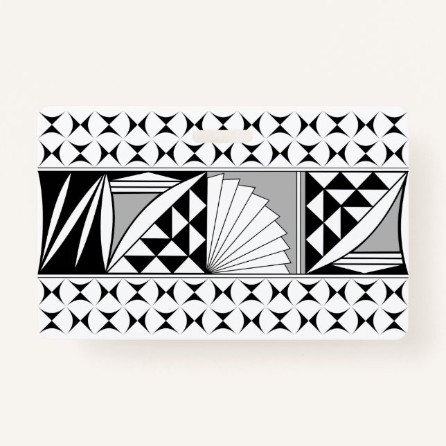 Tarjeta De Identificación Amanecer nativo del suroeste en gris (Anverso)