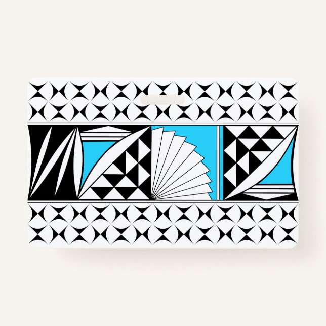 Tarjeta De Identificación Amanecer nativo del suroeste en turquesa (Anverso)