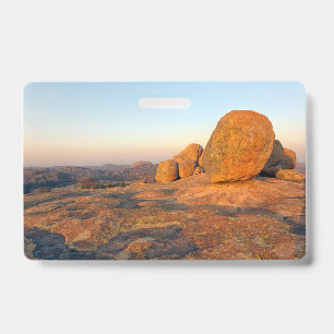 Tarjeta De Identificación Amanecer sobre las colinas de Matobo