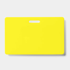 Tarjeta De Identificación Amarillo Brillante #FFF3000, Amarillo Plátano