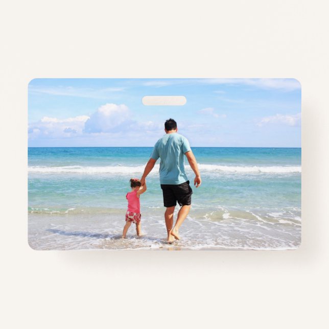 Tarjeta De Identificación Añadir su propia foto y/o texto (Anverso)