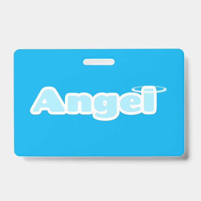 Tarjeta De Identificación Ángel (Parte frontal)