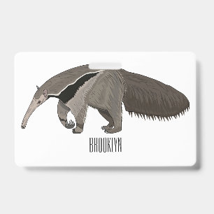 Tarjeta De Identificación Anteater personalizado ilustracion