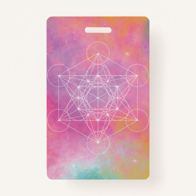 Tarjeta De Identificación Archange de Metatron zen (Anverso)