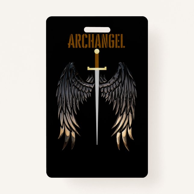 TARJETA DE IDENTIFICACIÓN ARCHANGEL SWORD (Anverso)