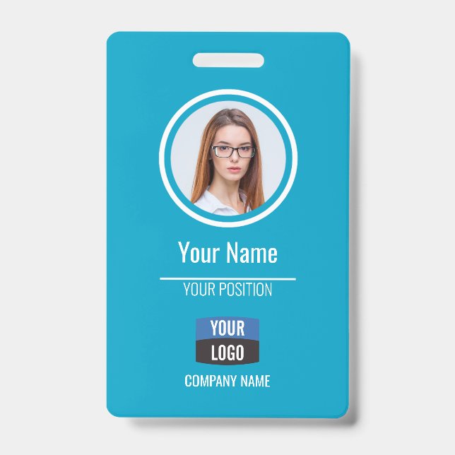 Tarjeta De Identificación Armada - Identificación de foto de empleado, placa (Parte frontal)