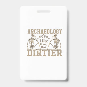 Tarjeta De Identificación Arqueología como historia pero sucia